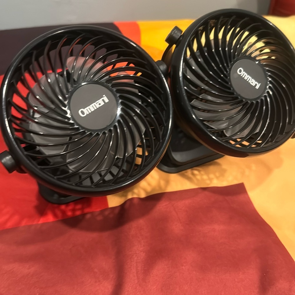 2 pack clip on fans